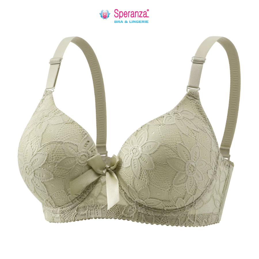 Áo ngực ren nữ Speranza mút mỏng 0.3cm, lót cotton, 3 móc 3 hàng, size 34-40 SPA755SH