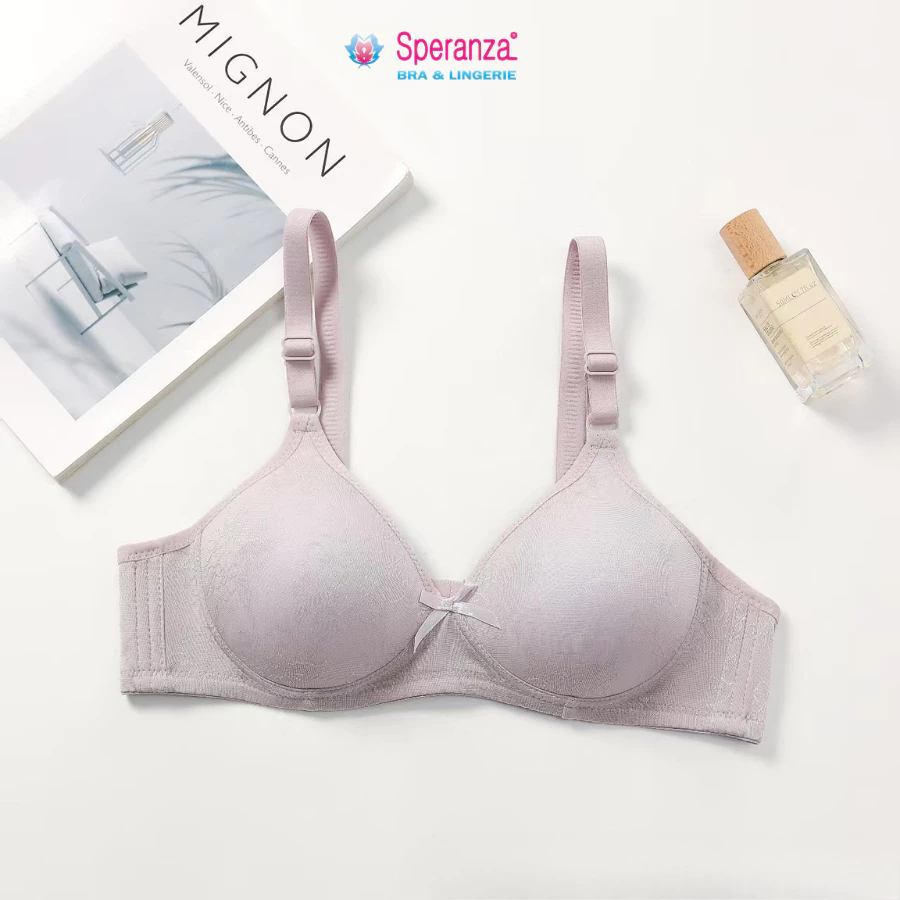 [ CÓ SIZE LỚN 40,42 ] Áo Ngực Nữ Không Gọng Nâng Ngực Êm Ái Speranza – Ren Hoa Cao Cấp, Co Giãn Tốt - SPA3330SH