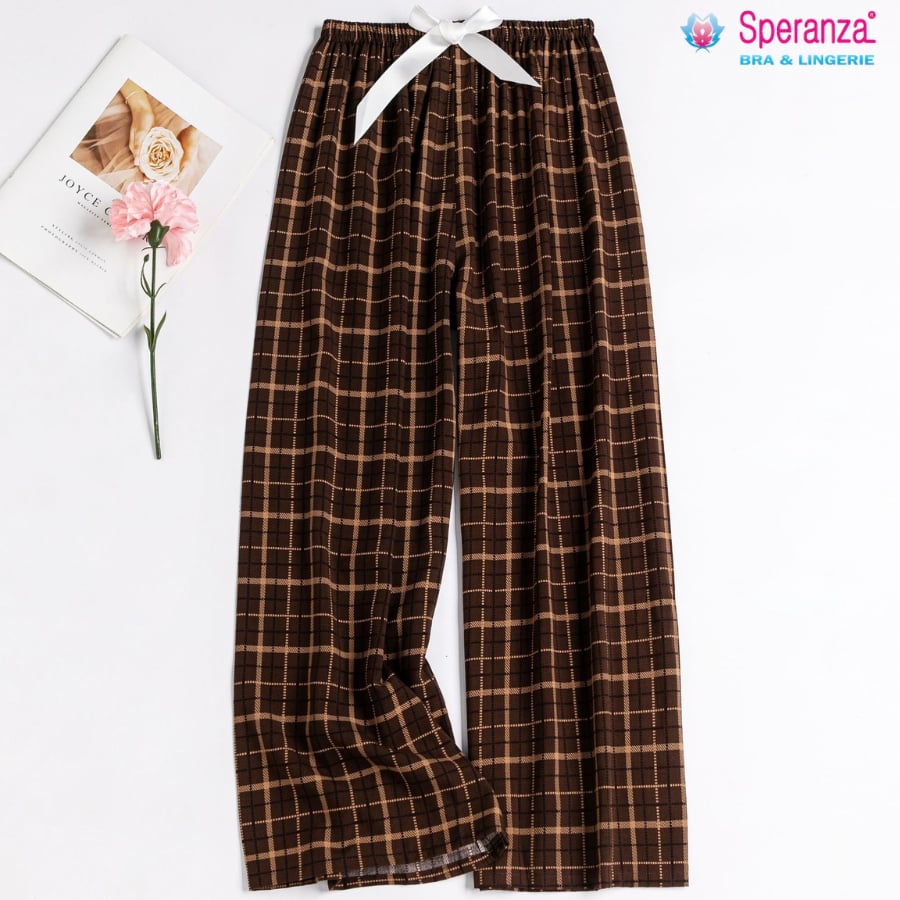 Quần Ống Rộng Nữ Speranza ZQDL001SH Họa Tiết Hoa Dáng Dài