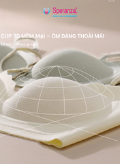 Áo Lót Không Gọng Nữ Cao Cấp Chất Chấm Tuyết Mịn, Nâng Ngực Tự Nhiên, Mặc Như Không Dây Vai Thời Trang, Không Vết Hằn SPA0023SH