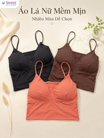 Áo Lá Nữ Speranza SPAL732SH Mút Mỏng Không Gọng Mềm Mịn Co Giãn