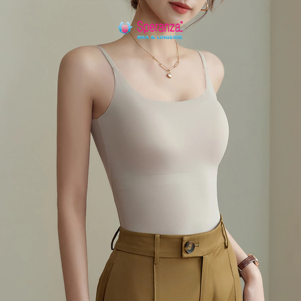 Áo lót 2 dây không gọng đệm mỏng Speranza - su đúc tàng hình, co giãn 4 chiều, mặc như không mặc SPAL6631SH