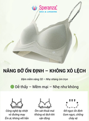 Áo Lót Không Gọng Nữ Cao Cấp Chất Chấm Tuyết Mịn, Nâng Ngực Tự Nhiên, Mặc Như Không Dây Vai Thời Trang, Không Vết Hằn SPA0023SH