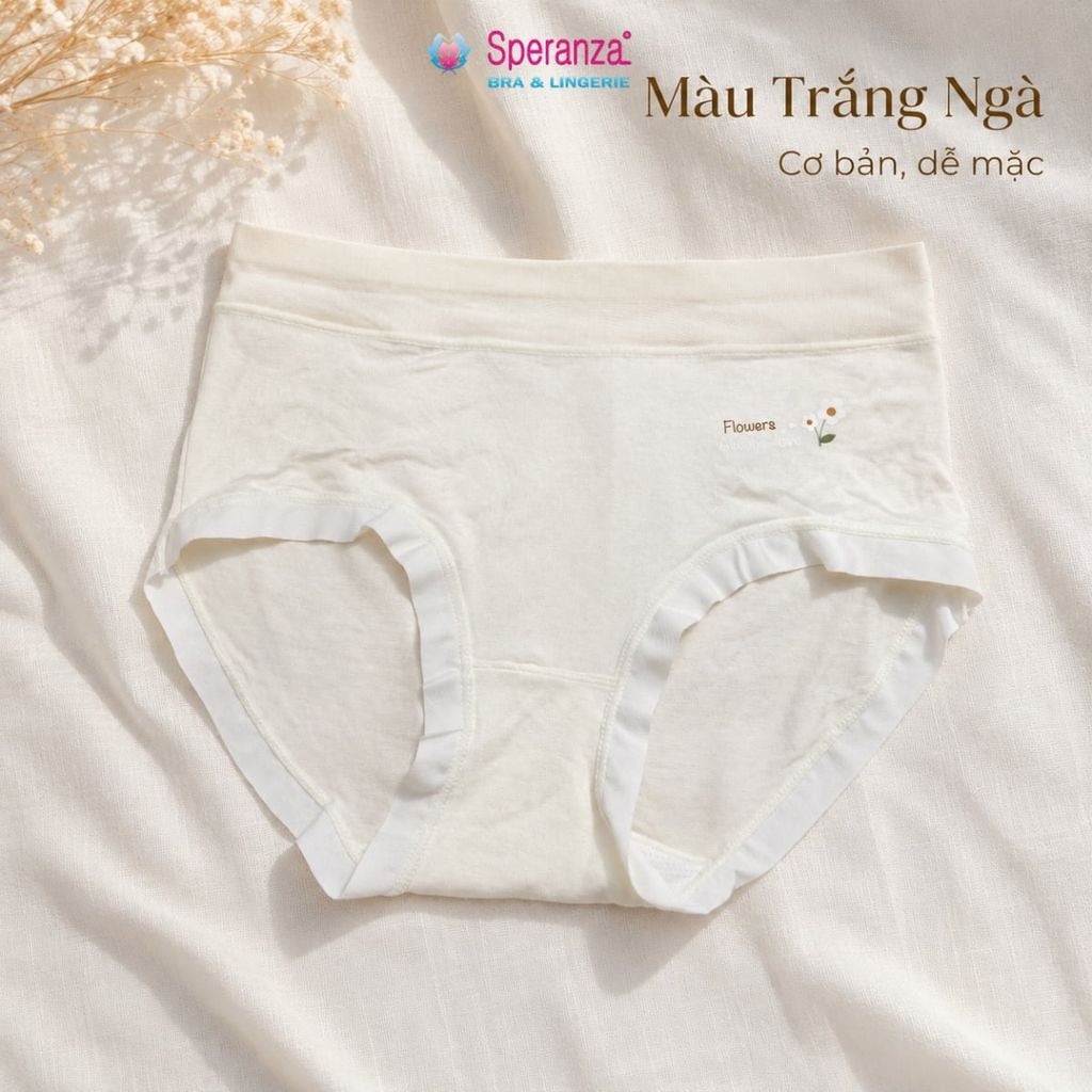 Quần Lót Nữ Cotton Q129NK Cạp Vừa Họa Tiết Hoa Nhí Mềm Mại