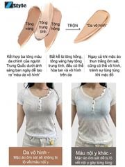 Áo Lót Không Dây Zstyle ZAL1001NK Su Đúc Tàng Hình Không Gọng Chống Trượt Tuyệt Đối Cho Mặc Đầm Quây Áo Ống