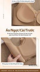 Áo Lót Cài Trước Không Gọng Zstyle ZAL6821NK Nâng Ngực Size L-3XL