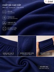 Quần Boxer Nam J-me JM210SH Vải Mesh Thoáng Khí Co Giãn 4 Chiều