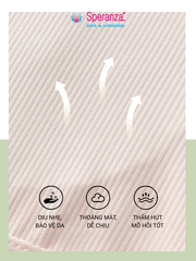Áo lót bé gái Speranza lụa lạnh cotton thoáng khí | Êm nhẹ, chống lộ dấu, dây vai co giãn chắc chắn SPAL143SH