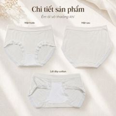 Quần Lót Nữ Cotton Q129NK Cạp Vừa Họa Tiết Hoa Nhí Mềm Mại
