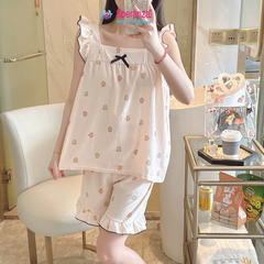 [Bộ Đồ Ngủ Nữ Cotton Tay Cánh Tiên] Mặc Nhà Dễ Thương Dáng Rộng, Họa Tiết Cute Cho Bạn Gái Tuổi Teen SBD010SH