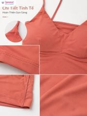 Áo Lá Nữ Speranza SPAL732SH Mút Mỏng Không Gọng Mềm Mịn Co Giãn