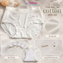 Quần Lót Nữ Cotton Q129NK Cạp Vừa Họa Tiết Hoa Nhí Mềm Mại