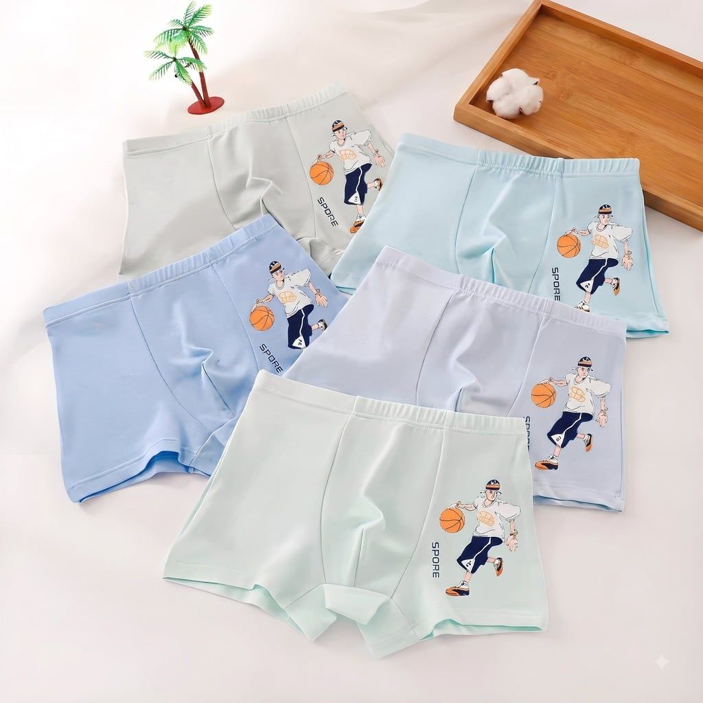 Combo 2 Quần Lót Trẻ Em J-me QBT89NK Cotton Họa Tiết 3-12 Tuổi