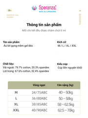 Áo Lót Nữ Không Gọng Speranza – Cúp 3D Nâng Ngực, Không Lộ, Không Cấn, Mặc Như Không - SPA0135SH