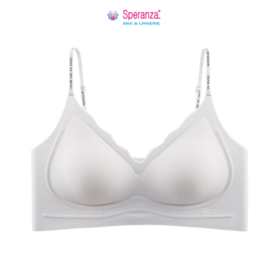 Áo Lót Không Gọng Nữ Cao Cấp Chất Chấm Tuyết Mịn, Nâng Ngực Tự Nhiên, Mặc Như Không Dây Vai Thời Trang, Không Vết Hằn SPA0023SH