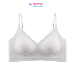 Áo Lót Không Gọng Nữ Cao Cấp Chất Chấm Tuyết Mịn, Nâng Ngực Tự Nhiên, Mặc Như Không Dây Vai Thời Trang, Không Vết Hằn SPA0023SH