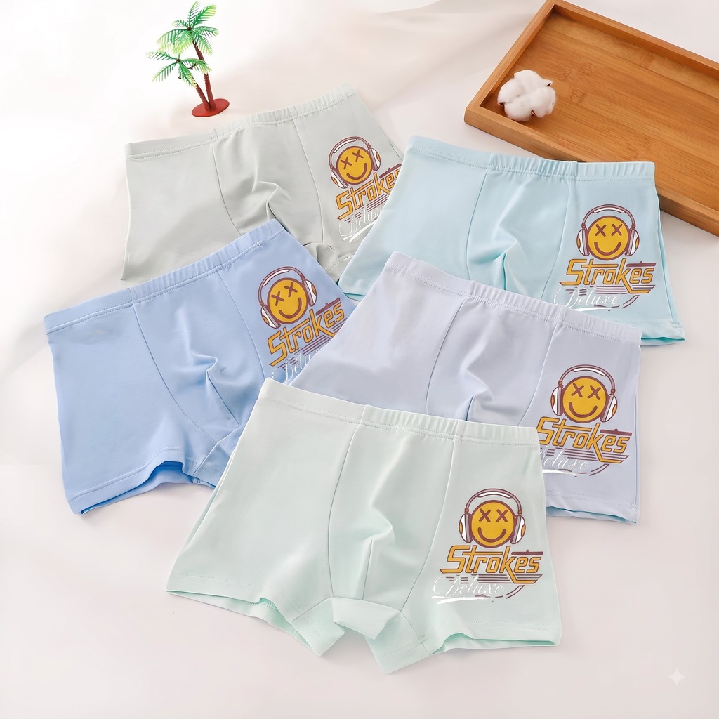 Combo 2 Quần Lót Trẻ Em J-me QBT89NK Cotton Họa Tiết 3-12 Tuổi