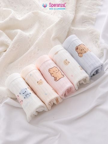 [Combo 5] Quần Lót Nữ Speranza Q49NK Cotton Tăm Kháng Khuẩn Mềm Mại