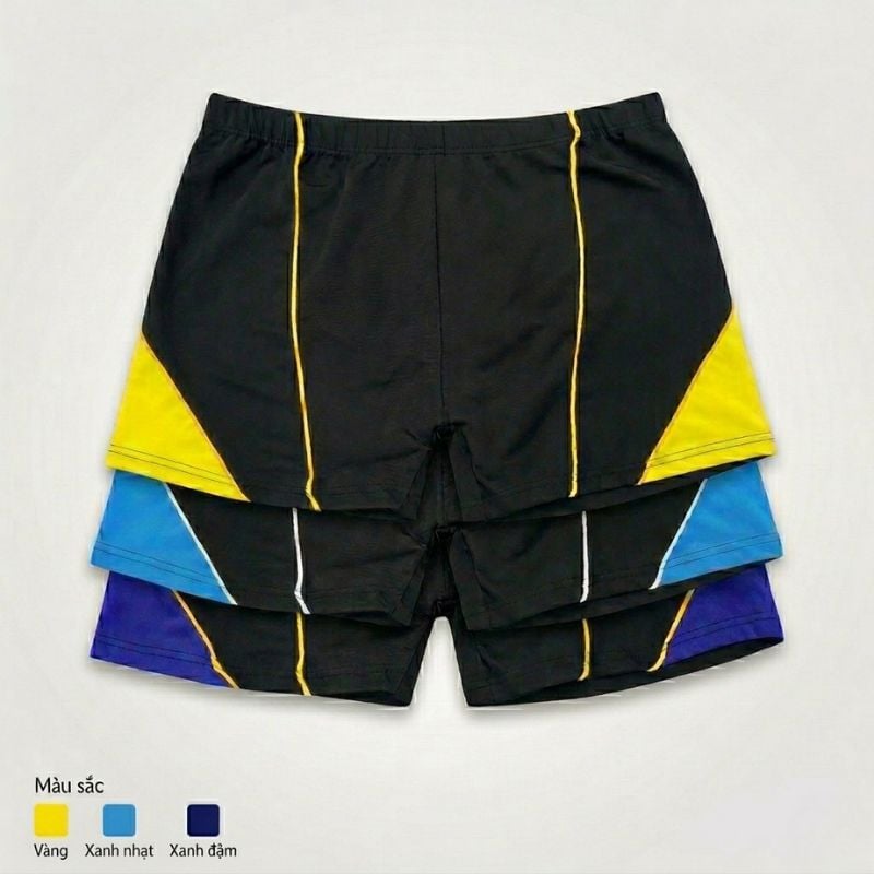 Quần Bơi Nam Boxer J-me JMB610SH Đi Biển Co Giãn 4 Chiều Nhanh Khô