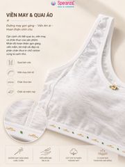 COMBO 2 Áo Lót Học Sinh Speranza SPAL0016SH Cotton Co Giãn 4 Chiều Có Mút Rời