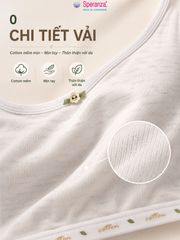 COMBO 2 Áo Lót Học Sinh Speranza SPAL0016SH Cotton Co Giãn 4 Chiều Có Mút Rời