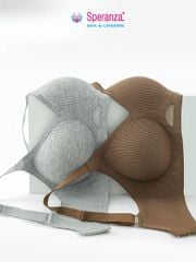 Áo Ngực Nữ Speranza SPA3833SH Gân Tăm Không Gọng Mút Cố Định Thoáng Khí
