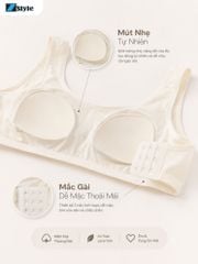Áo Lá Học Sinh Mềm Mại Zstyle ZALL1013NK Có Mút Mỏng, Lưng Móc Cài