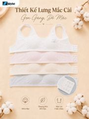 Áo Lá Học Sinh Mềm Mại Zstyle ZALL1013NK Có Mút Mỏng, Lưng Móc Cài