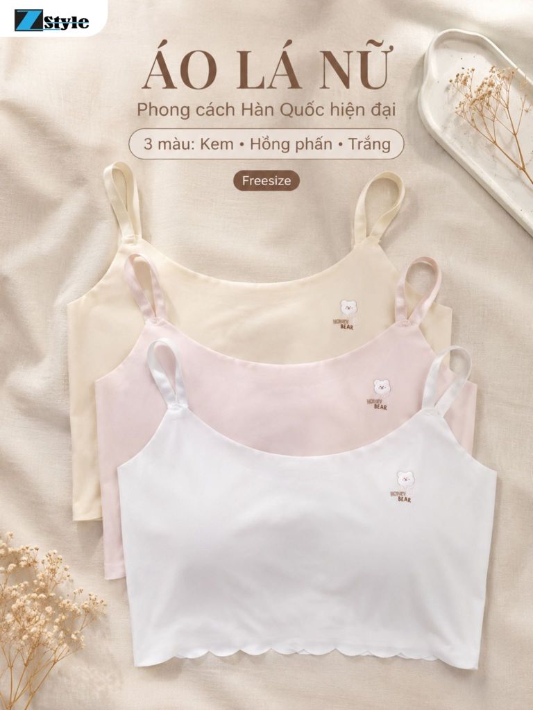 Áo Lá Học Sinh Nữ  ZStyle ZALL1013NK 2 Dây Ôm Dáng Thoải