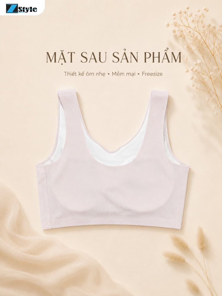 Áo Lá Nữ ZStyle ZALL5520NK Co Giãn Không Đường May Mút Liền Chui Đầu