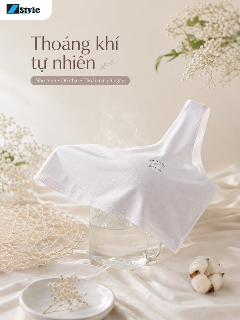Áo Lá Nữ ZStyle ZALL5520NK Co Giãn Không Đường May Mút Liền Chui Đầu