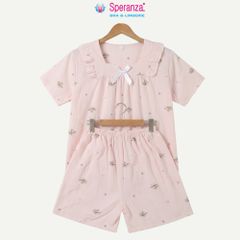 Bộ Đồ Ngủ Speranza SBD613SH Có Mút Ngực Vải Thun Nhăn Xốp Thoáng Khí