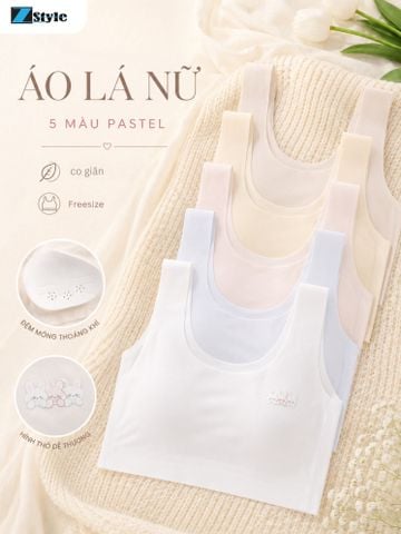 Áo Lót Học Sinh Z Style ZALL5539NK Áo Lá Su Đúc Chui Đầu Co Giãn 4 Chiều