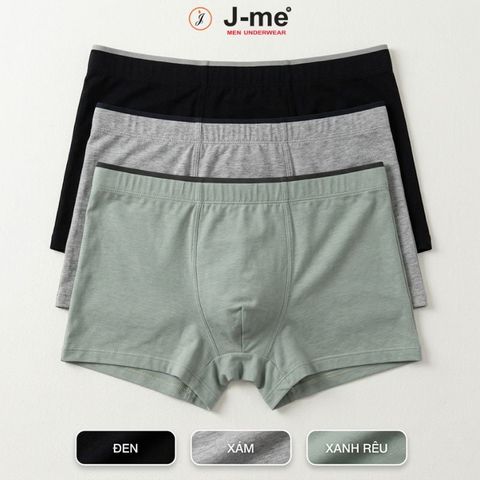Quần Lót Nam J-me Boxer JM722SH Sợi Tre Bamboo Thoáng Khí Co Giãn