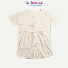 Đồ bộ mặc nhà nữ cotton cao cấp Speranza SBD24301SH