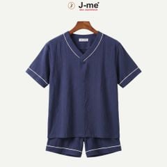 Bộ mặc nhà nam J-ME JMPB305SH Cổ Chữ V Minimalist Chất Liệu Nhẹ Tênh