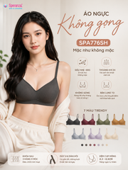 Áo ngực không gọng Speranza SPA776SH vải lưới mỏng nhẹ thoáng khí nâng ngực tự nhiên