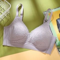 Áo ngực nữ không gọng mút mỏng phối ren mềm mại đẹp quyến rũ A369NK