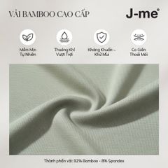 Quần Lót Nam Boxer Bamboo J-me Cao Cấp – Co Giãn 4 Chiều, Thoáng Khí Kháng Khuẩn, Mềm Mịn Thoải Mái JM573SH