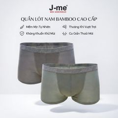 Quần Lót Nam Boxer Bamboo J-me Cao Cấp – Co Giãn 4 Chiều, Thoáng Khí Kháng Khuẩn, Mềm Mịn Thoải Mái JM573SH