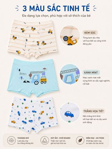 Quần lót bé trai Jme JMTE2816SH co giãn 4 chiều thoải mái cho bé vận động