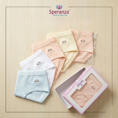 Quần Lót Nữ Cotton Speranza SPQ0015SH Kháng Khuẩn Khử Mùi Họa Tiết Mèo Xinh