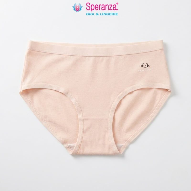 Quần Lót Nữ Cotton Speranza SPQ0015SH Kháng Khuẩn Khử Mùi Họa Tiết Mèo Xinh