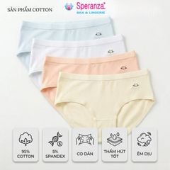 Quần Lót Nữ Cotton Speranza SPQ0015SH Kháng Khuẩn Khử Mùi Họa Tiết Mèo Xinh