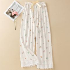 Quần Dài Nữ Speranza ZQDL012SH Xô Đũi Mát Lạnh Ống Rộng Viền Ren