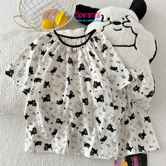 Đồ Bộ Mặc Nhà Nữ SPERANZA SBD019SH Pijama Cotton Xốp Form Rộng