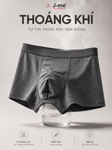 Quần boxer nam Jme JM618SH co giãn 4 chiều, thoáng mát, hút ẩm tốt