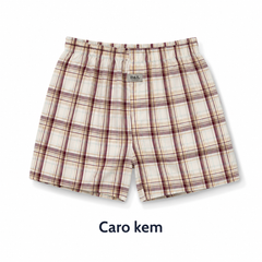 Quần Đùi Nam Mặc Nhà D&L DL001SH Cotton Kate Mát Lưng Thun