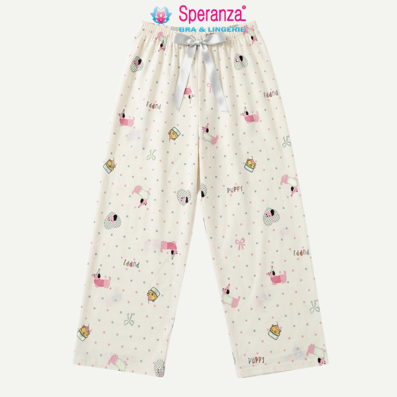 Quần Dài Pijama Speranza ZQDL002SH Họa Tiết Hoạt Hình Mềm Mịn