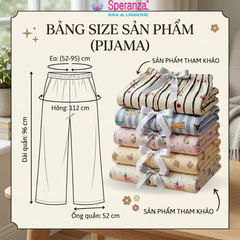 Quần Dài Pijama Speranza ZQDL002SH Họa Tiết Hoạt Hình Mềm Mịn